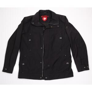 Wellensteyn Amazonas Black Milirary Field Jacket Men's Small
